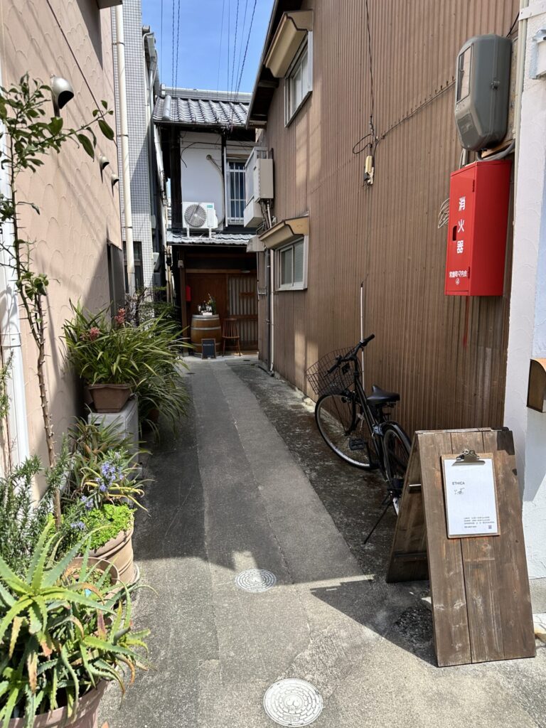 洲本のレトロこみちの一角